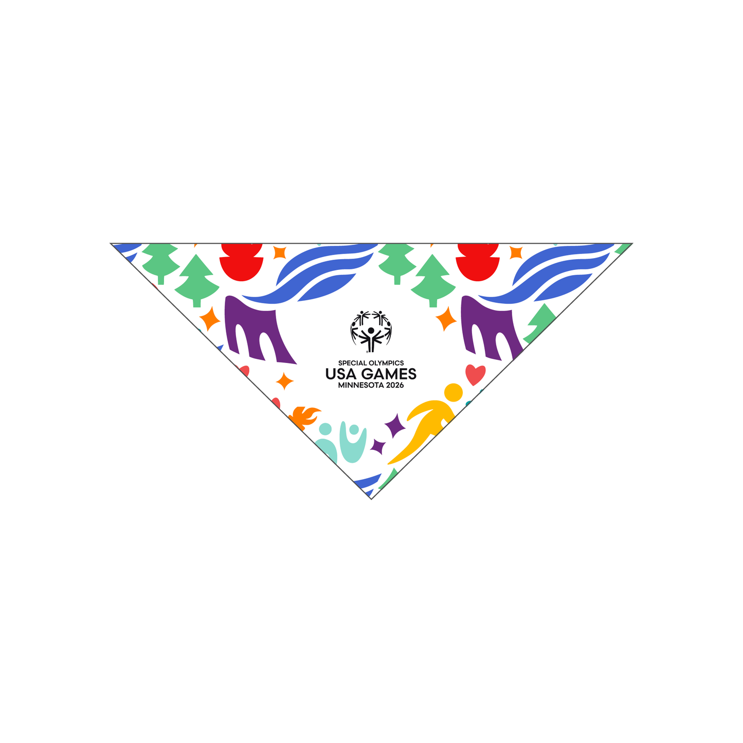 2026 USA Games Dog Bandana