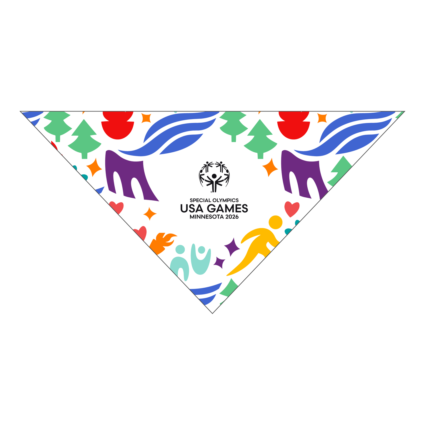 2026 USA Games Dog Bandana