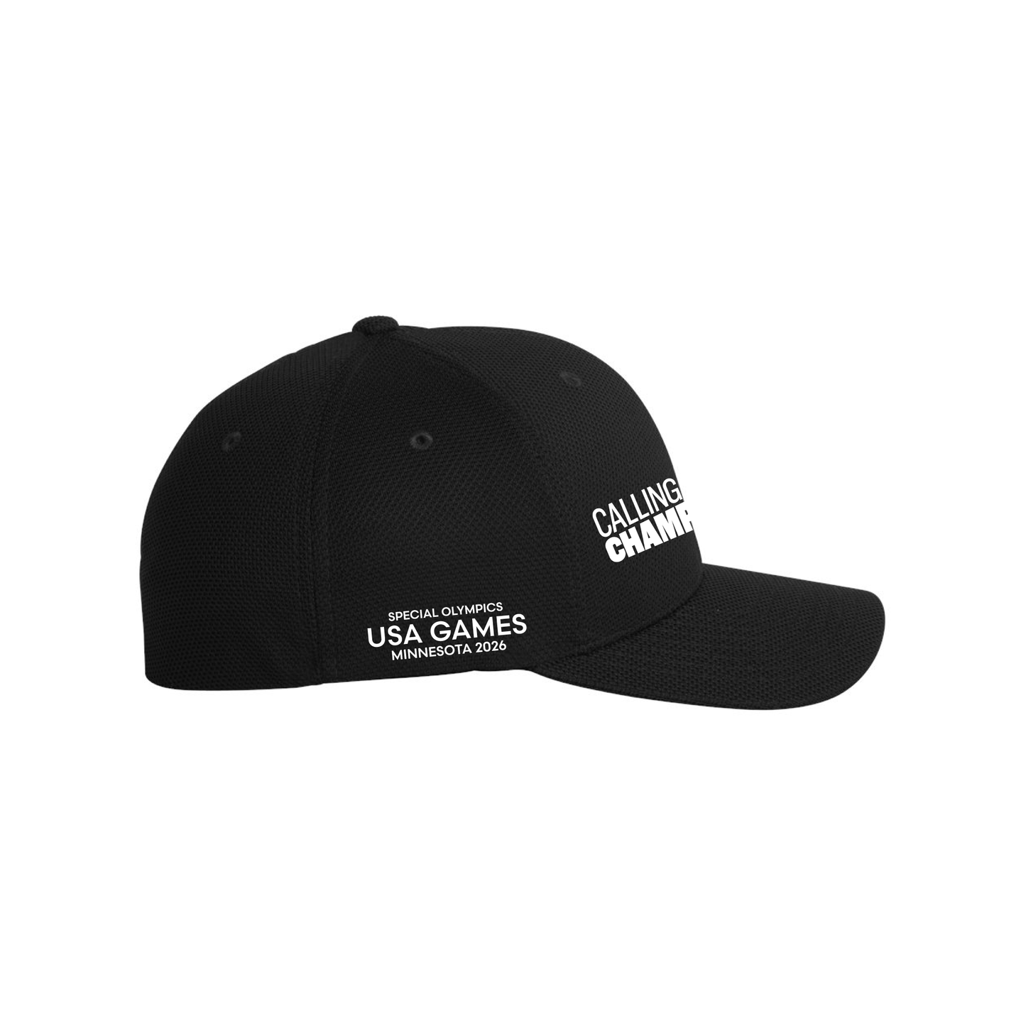 Calling All Champions Embroidered Flexfit Mesh Cap