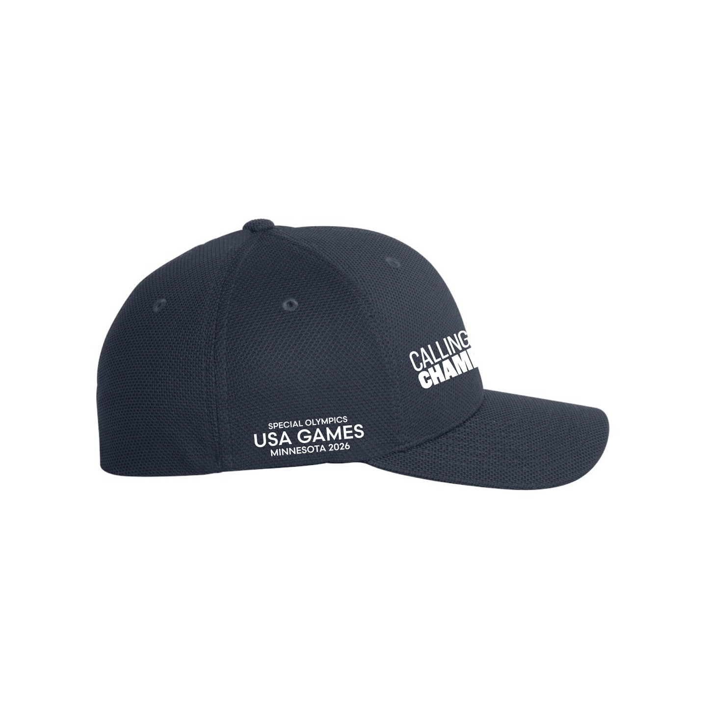 Calling All Champions Embroidered Flexfit Mesh Cap