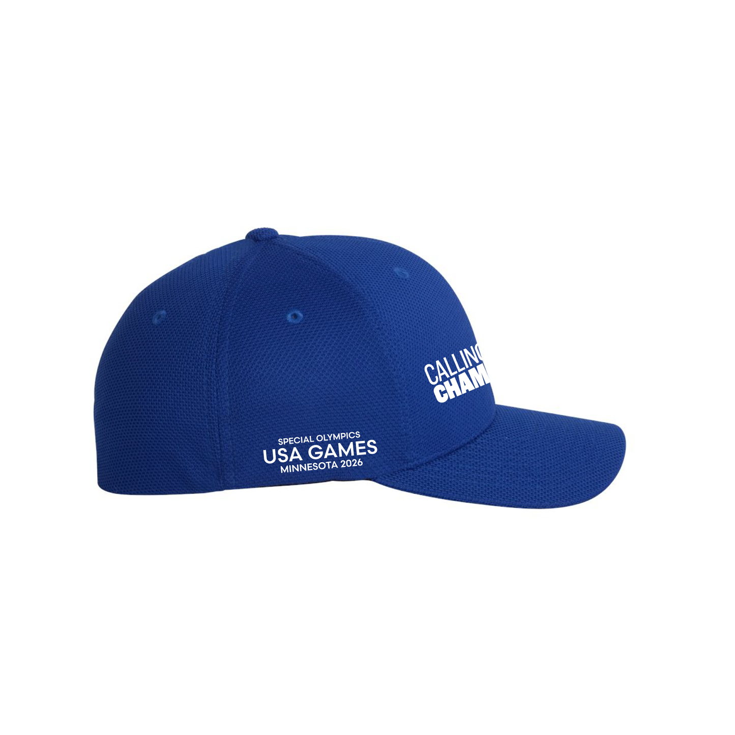 Calling All Champions Embroidered Flexfit Mesh Cap