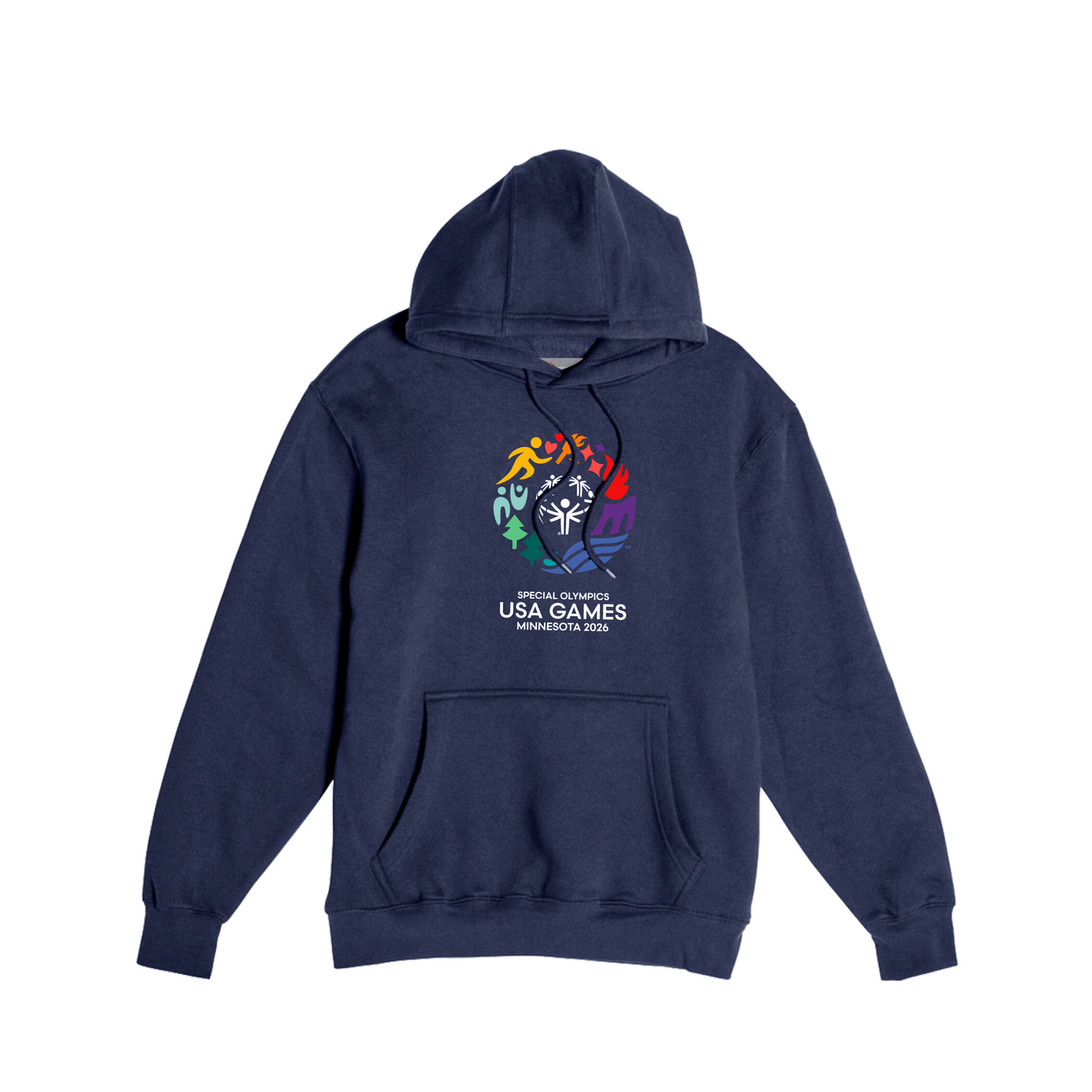 Classic Logo Unisex Hooded Fleece Sweatshirt