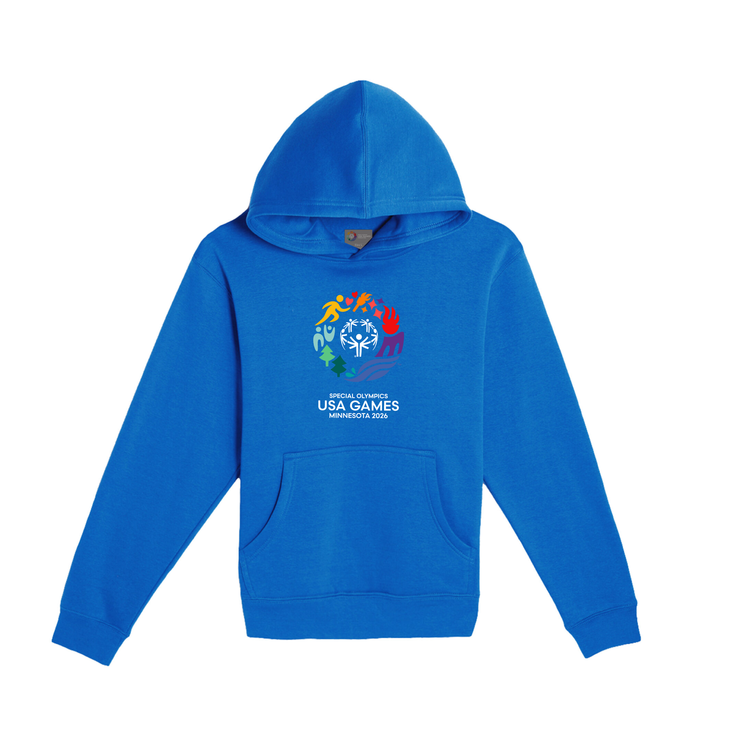 Classic Logo Youth Hooded Pullover Sweatshirt