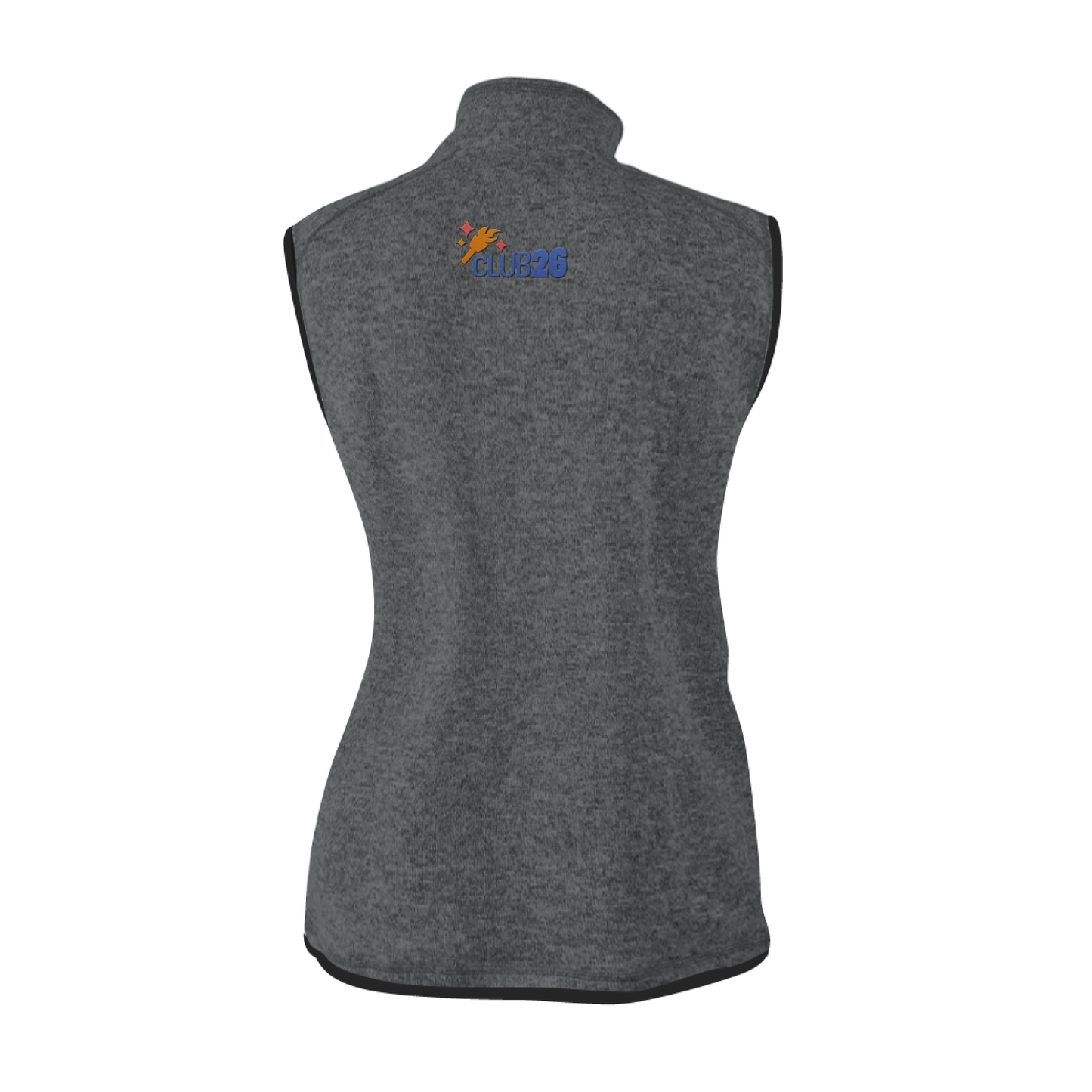 Club26 Women's Charles River Apparel Embroidered Pacific Heathered Vest