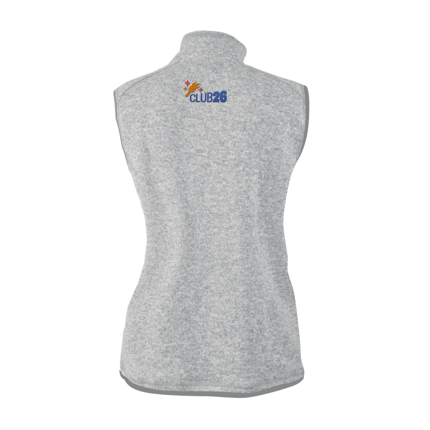 Club26 Women's Charles River Apparel Embroidered Pacific Heathered Vest
