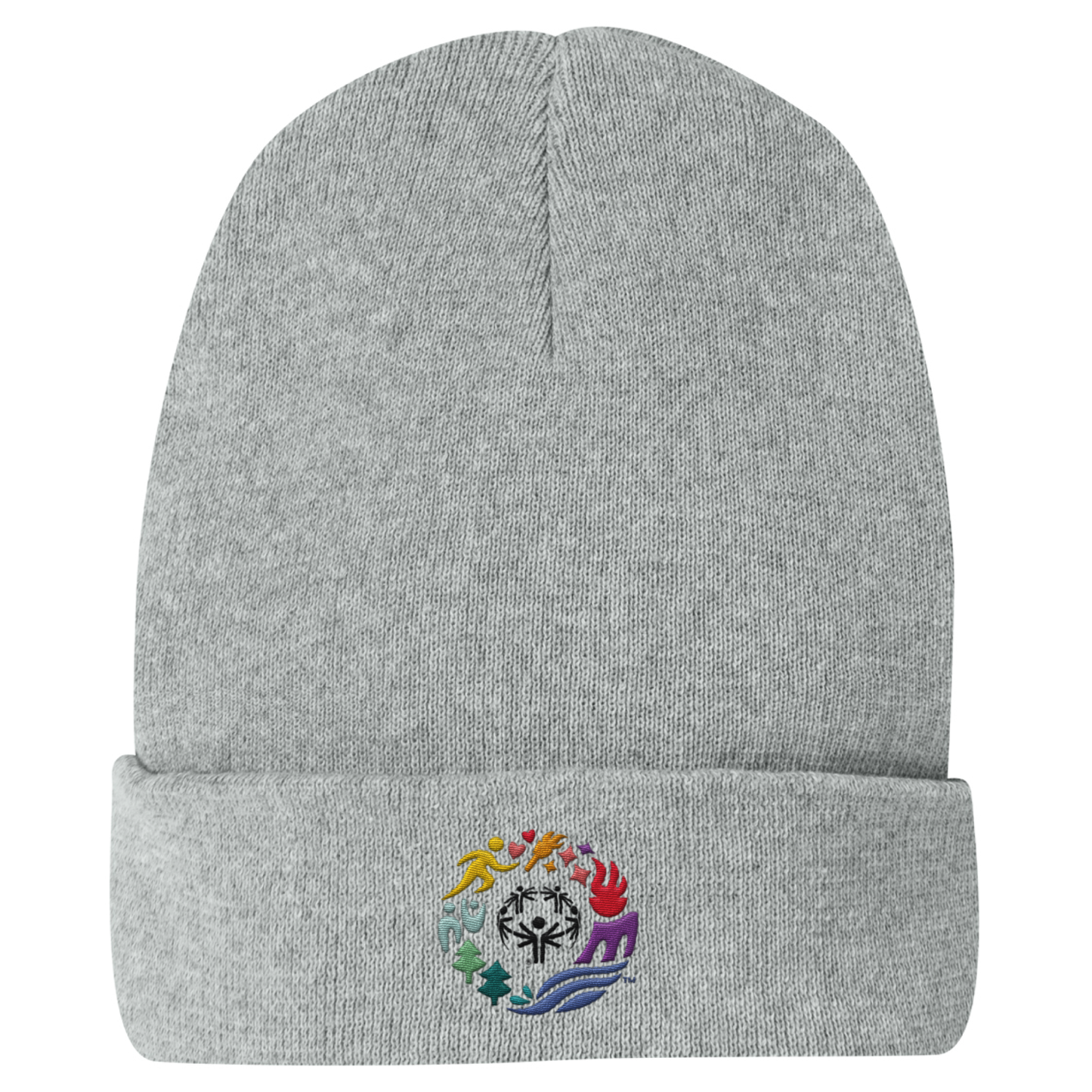 Classic Logo Embroidered Adult Cuffed Beanie