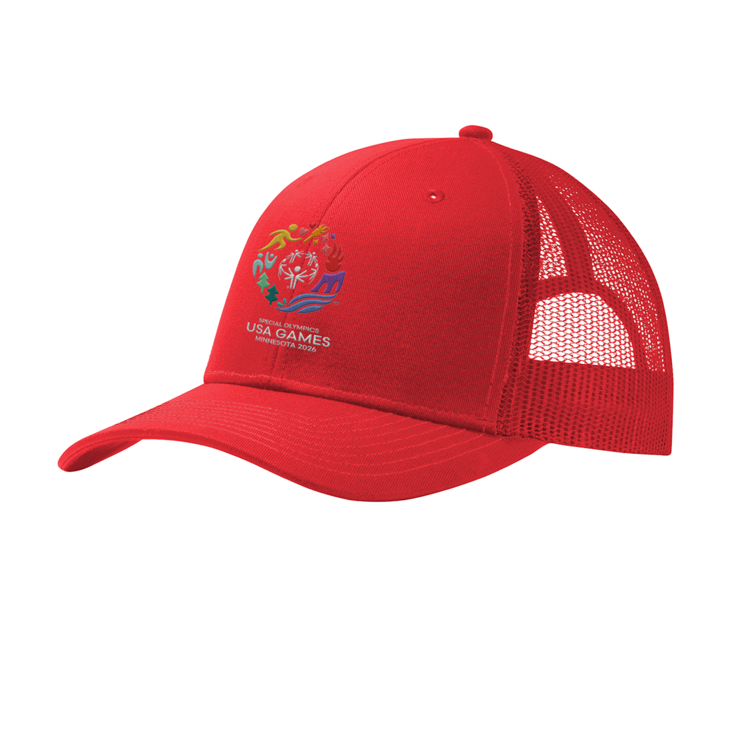 Classic Logo Embroidered Snapback Trucker Hat