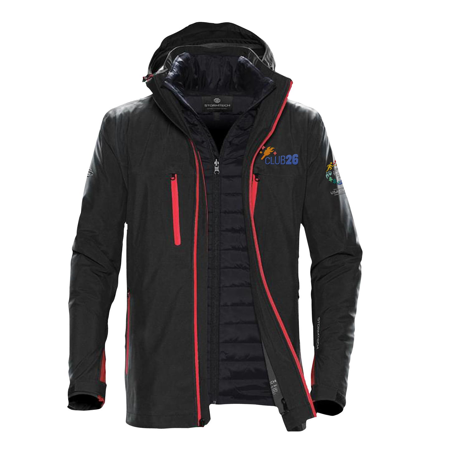 Embroidered Club26 Stormtech Matrix System 3-in-1 Jacket