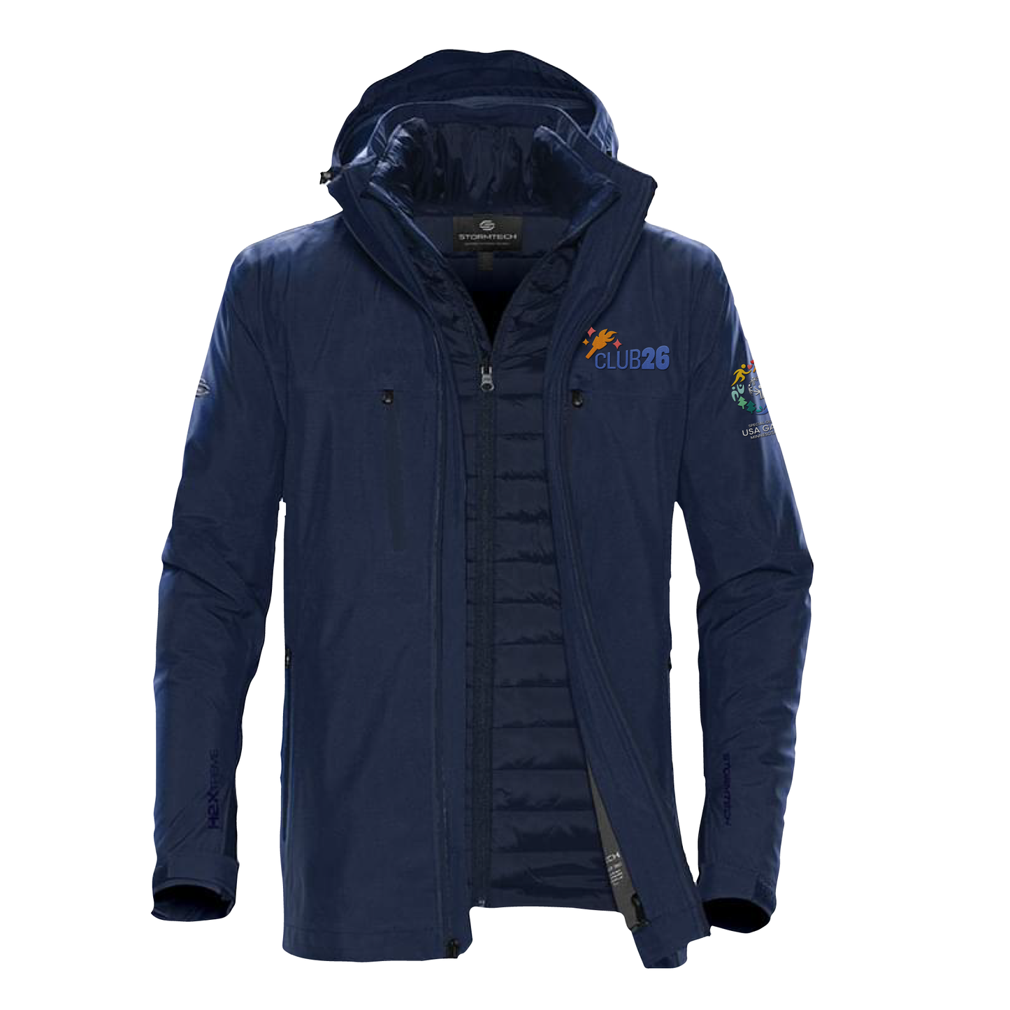 Embroidered Club26 Stormtech Matrix System 3-in-1 Jacket