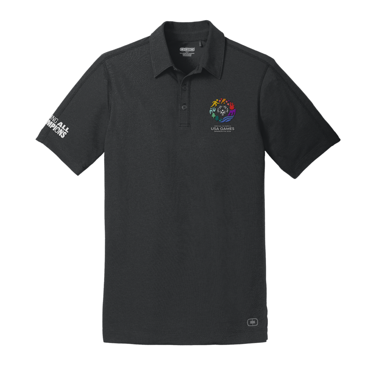Classic Logo Men's Embroidered Ogio Onyx Polo