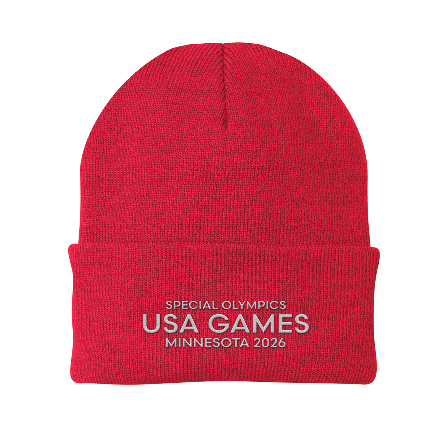 Classic Logo Embroidered Youth Cuffed Beanie
