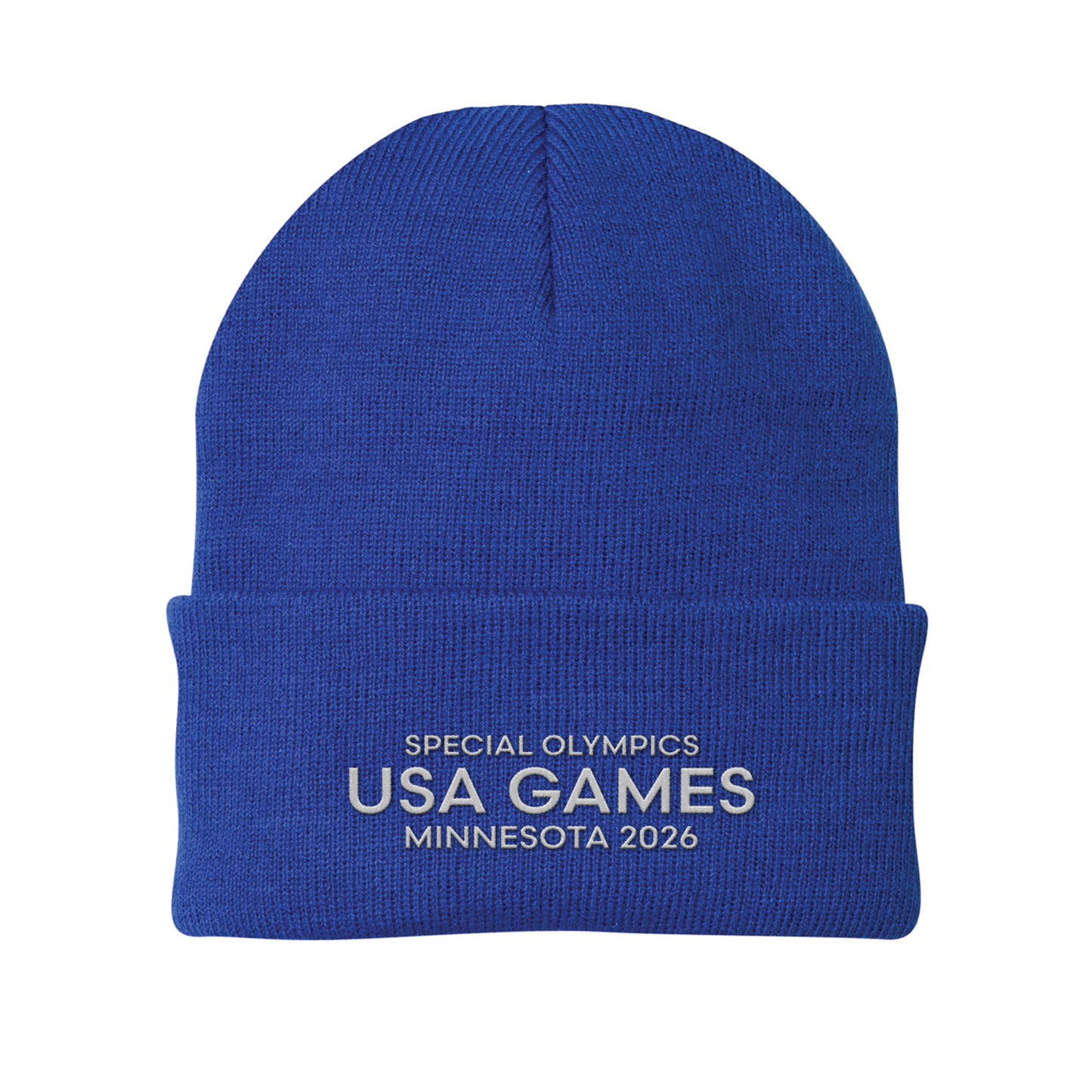 Classic Logo Embroidered Youth Cuffed Beanie