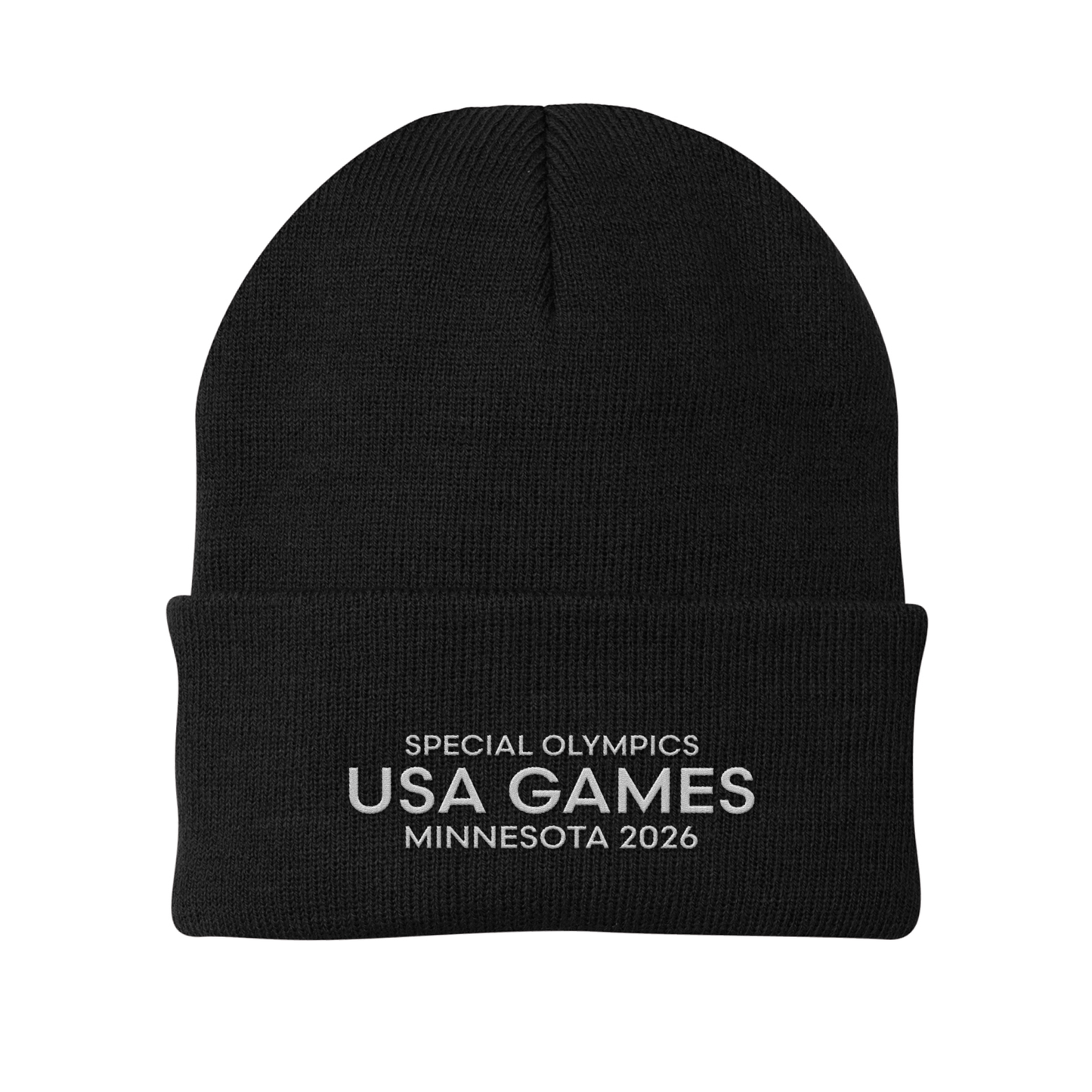 Classic Logo Embroidered Youth Cuffed Beanie