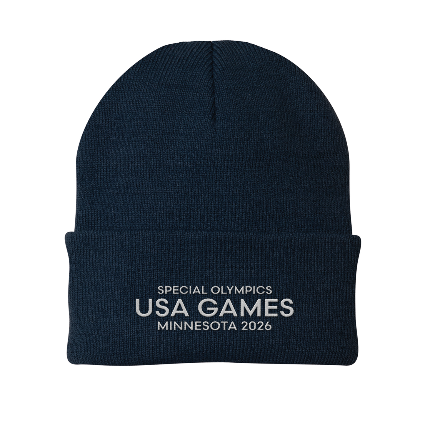 Classic Logo Embroidered Youth Cuffed Beanie