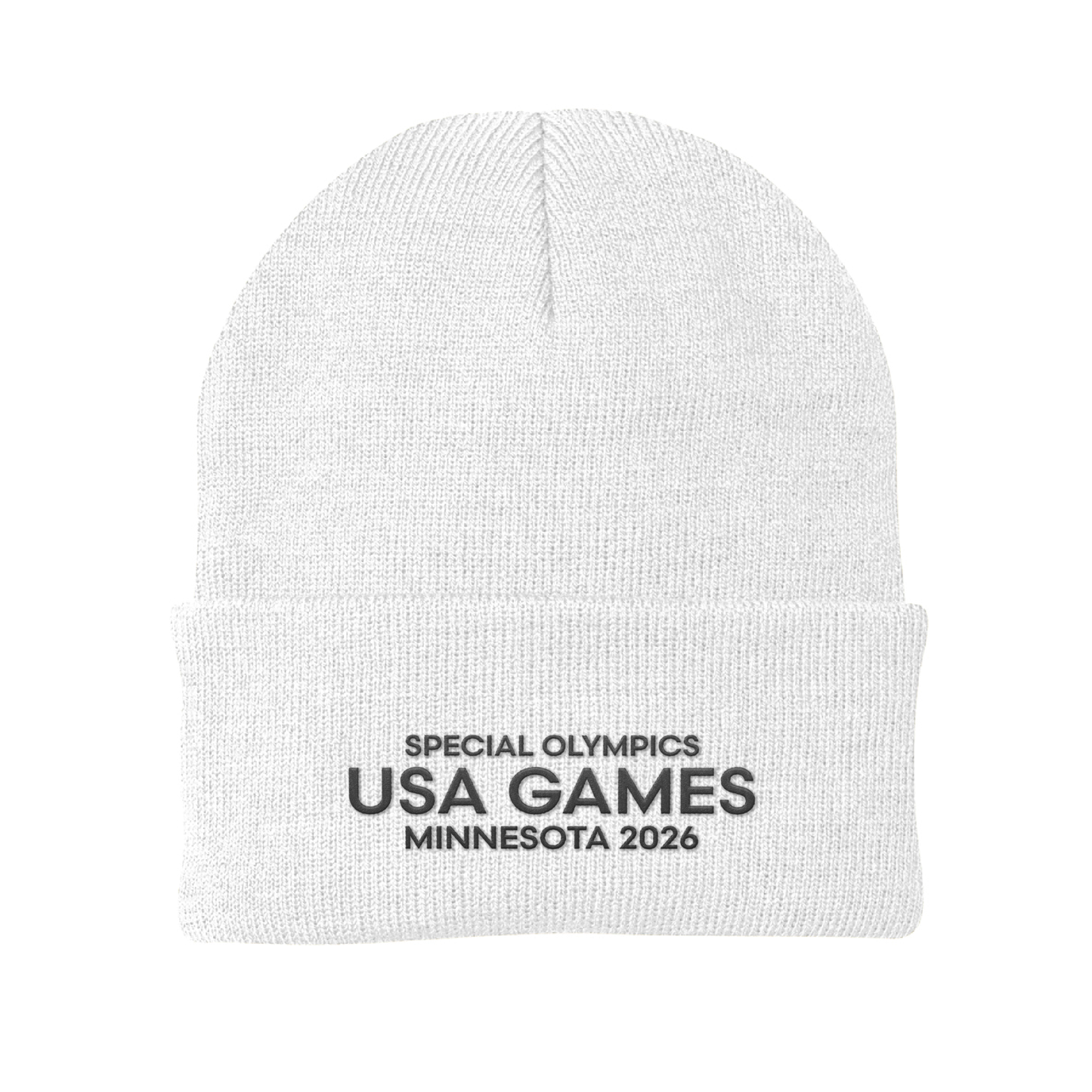 Classic Logo Embroidered Youth Cuffed Beanie