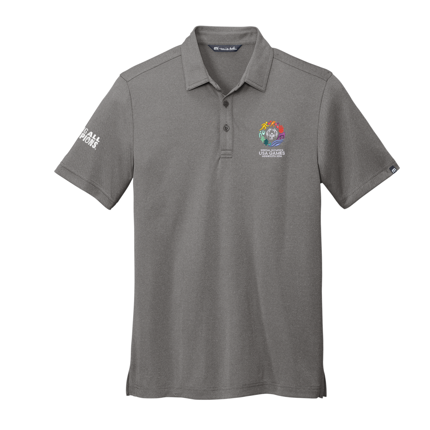 USA Games Embroidered Men's Travis Mathew Coto Performance Polo