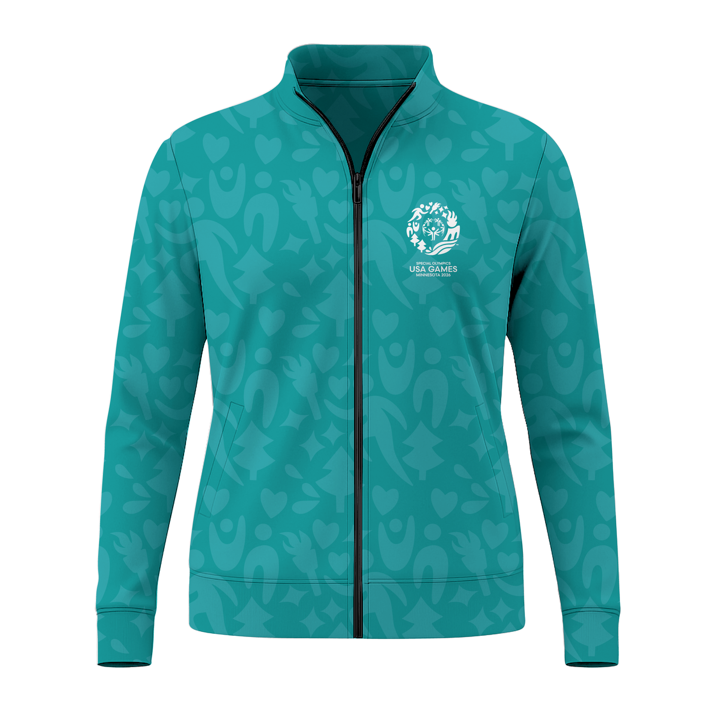Athlete Oath Women's Track Jacket with Full Zipper