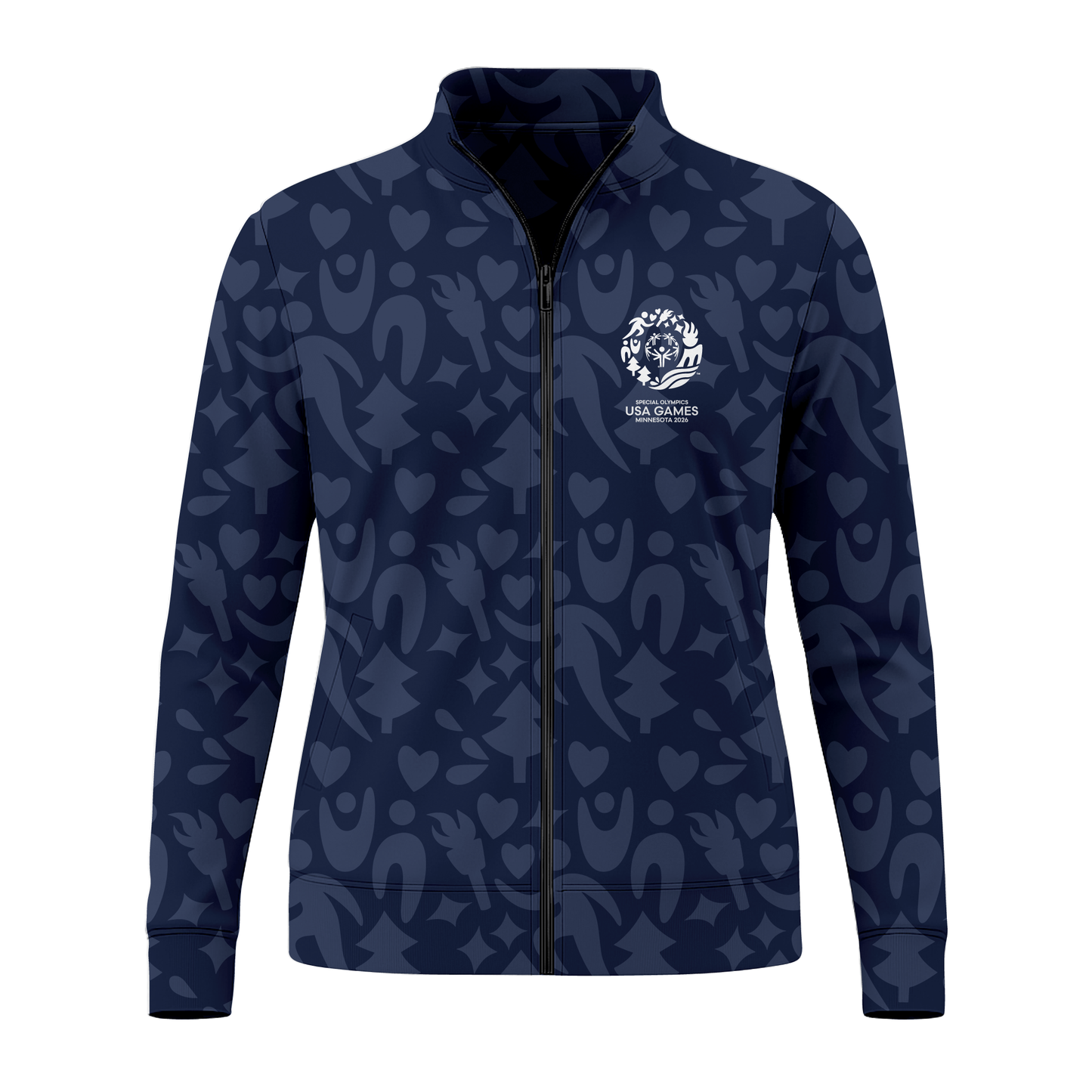 Athlete Oath Women's Track Jacket with Full Zipper