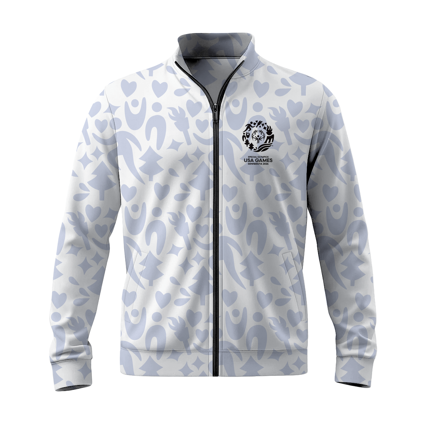 Athlete Oath Men's Track Jacket with Full Zipper