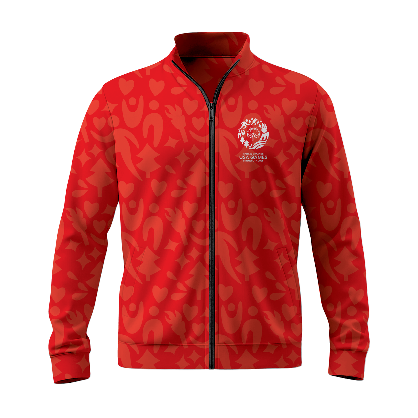 Athlete Oath Men's Track Jacket with Full Zipper