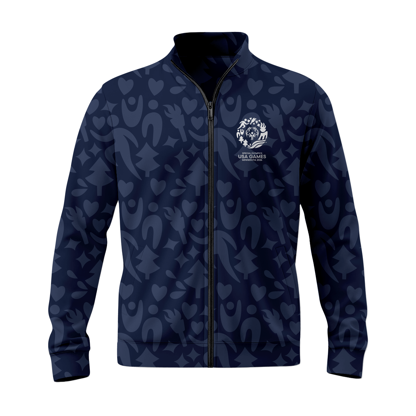 Athlete Oath Men's Track Jacket with Full Zipper