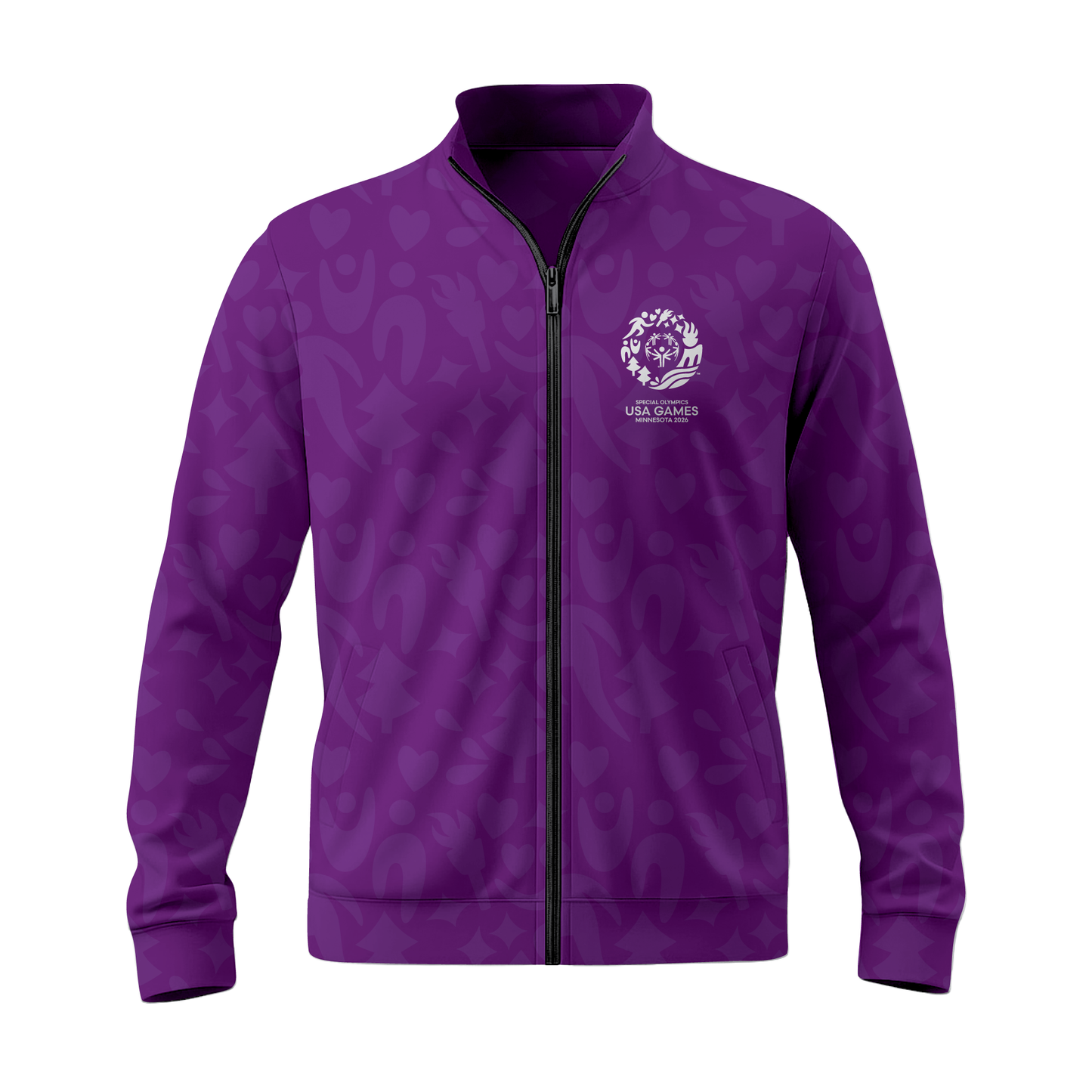 Athlete Oath Men's Track Jacket with Full Zipper