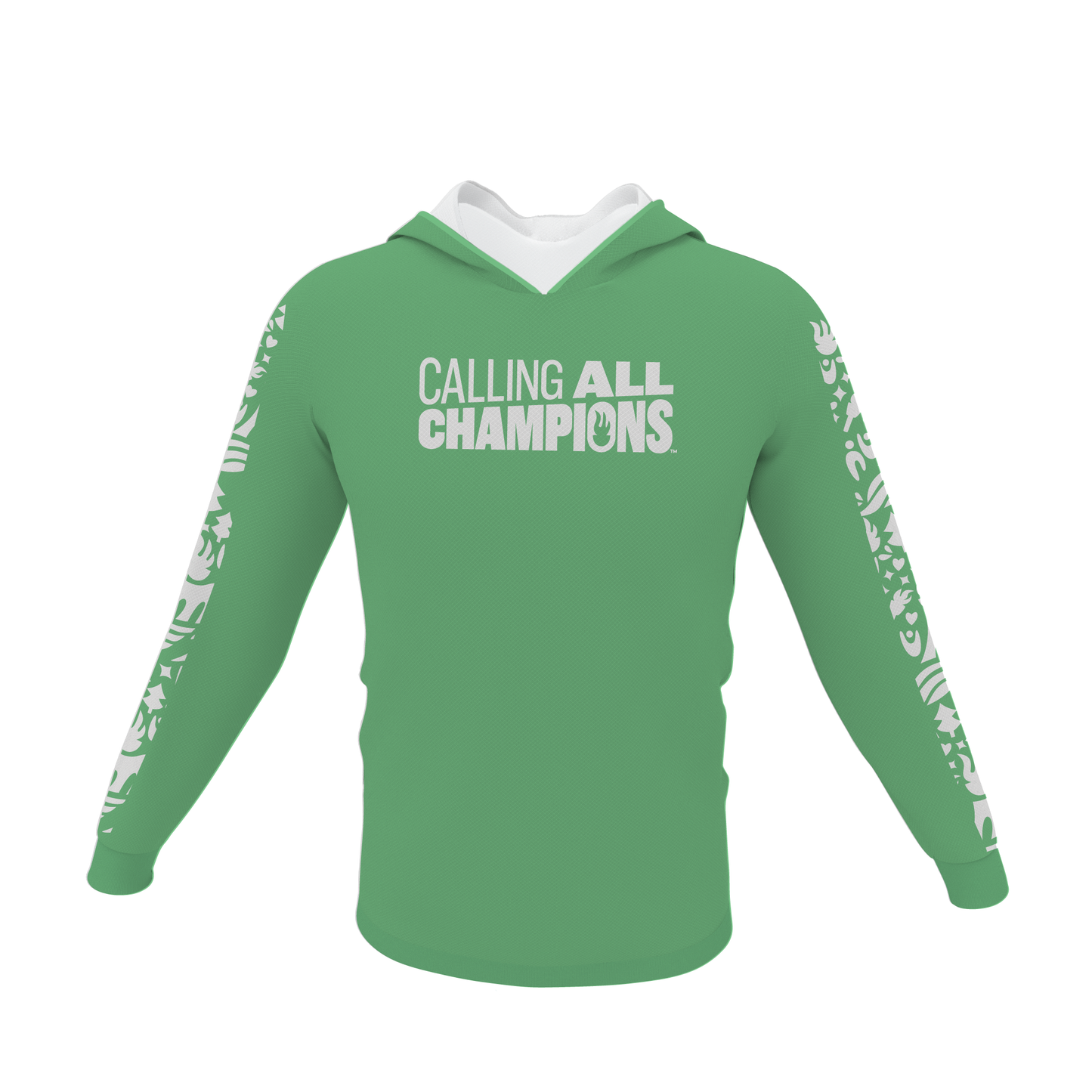 Calling All Champions Unisex Performance Long Sleeve Jersey w/ Hood