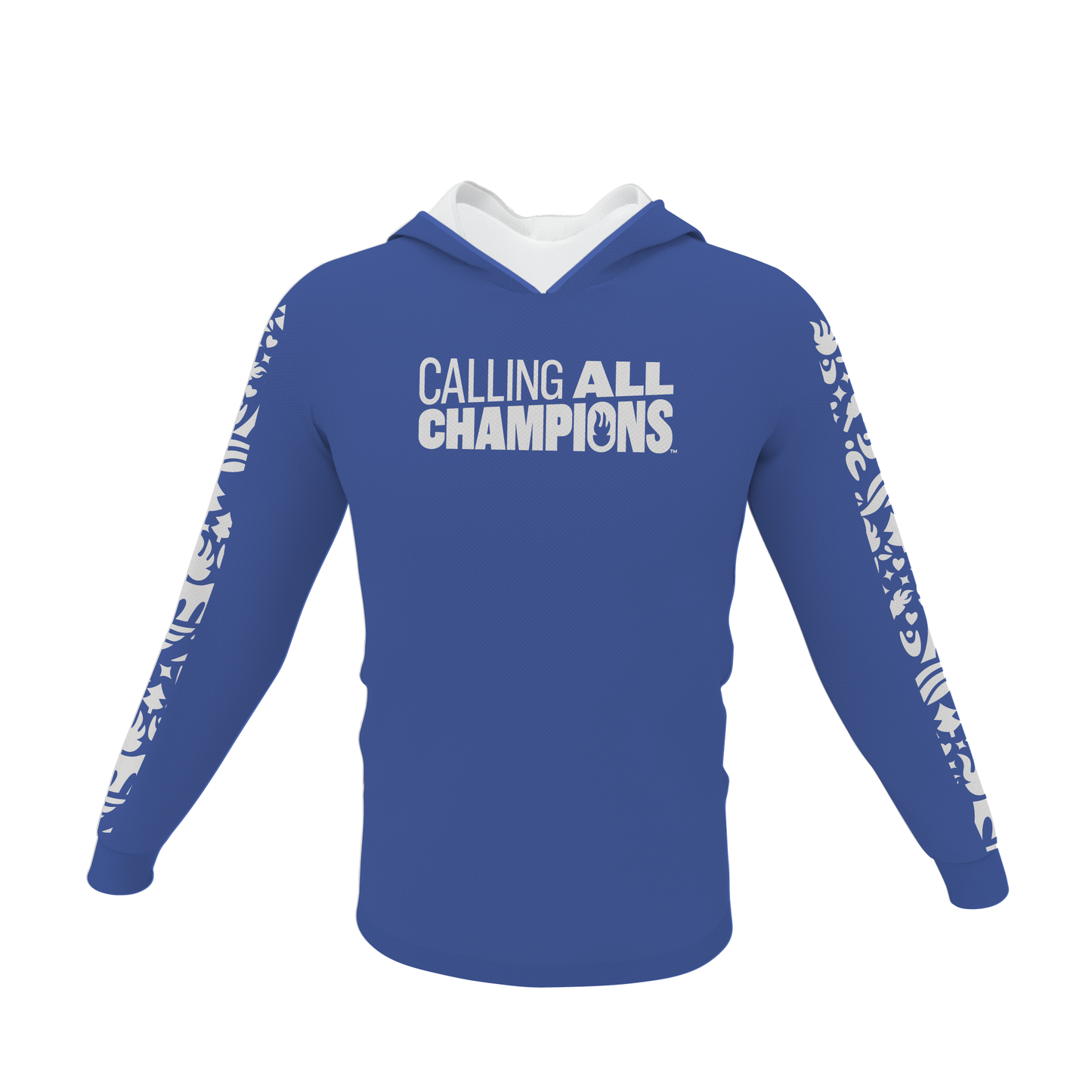 Calling All Champions Unisex Performance Long Sleeve Jersey w/ Hood
