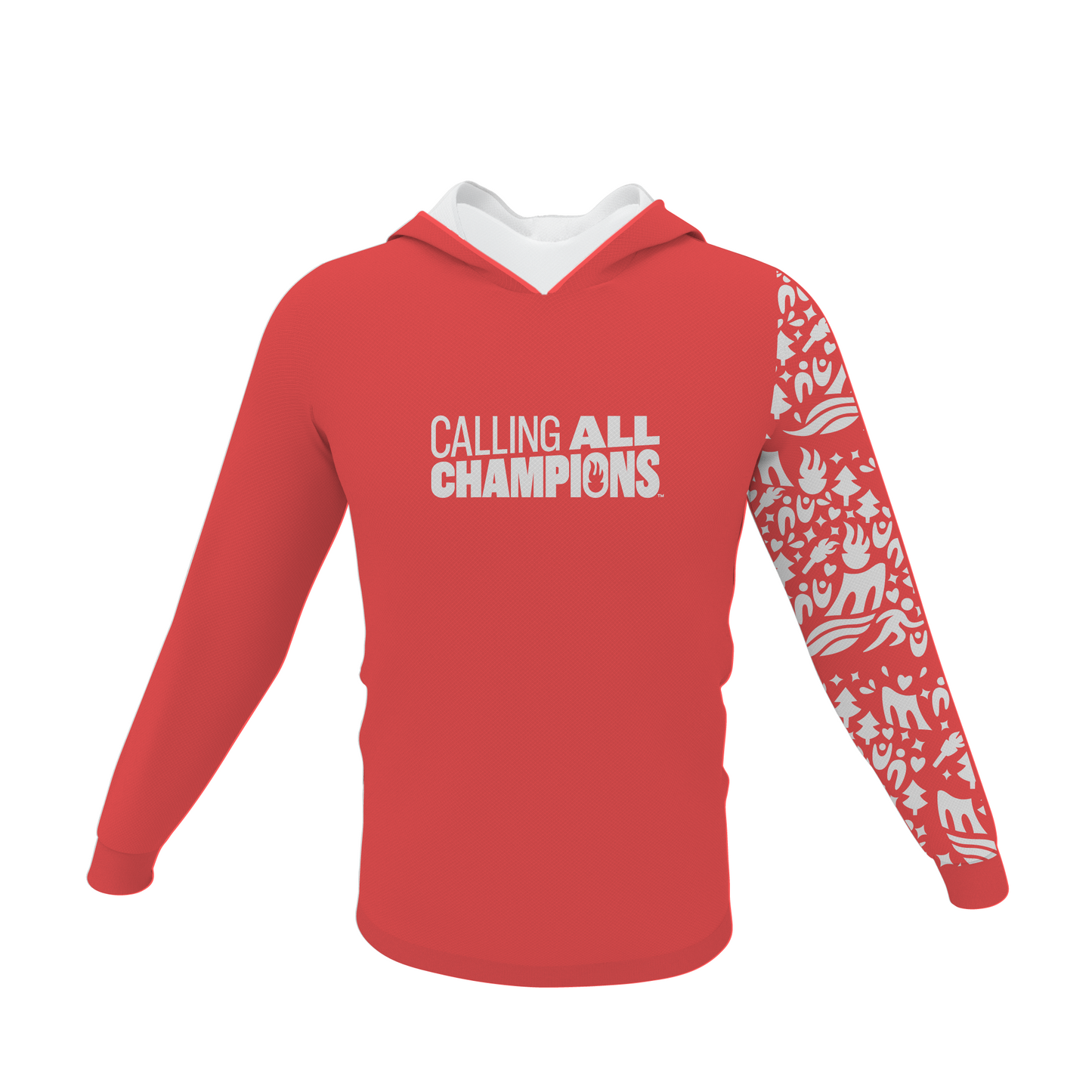 Calling All Champions Performance Long Sleeve Tee w/ Hood