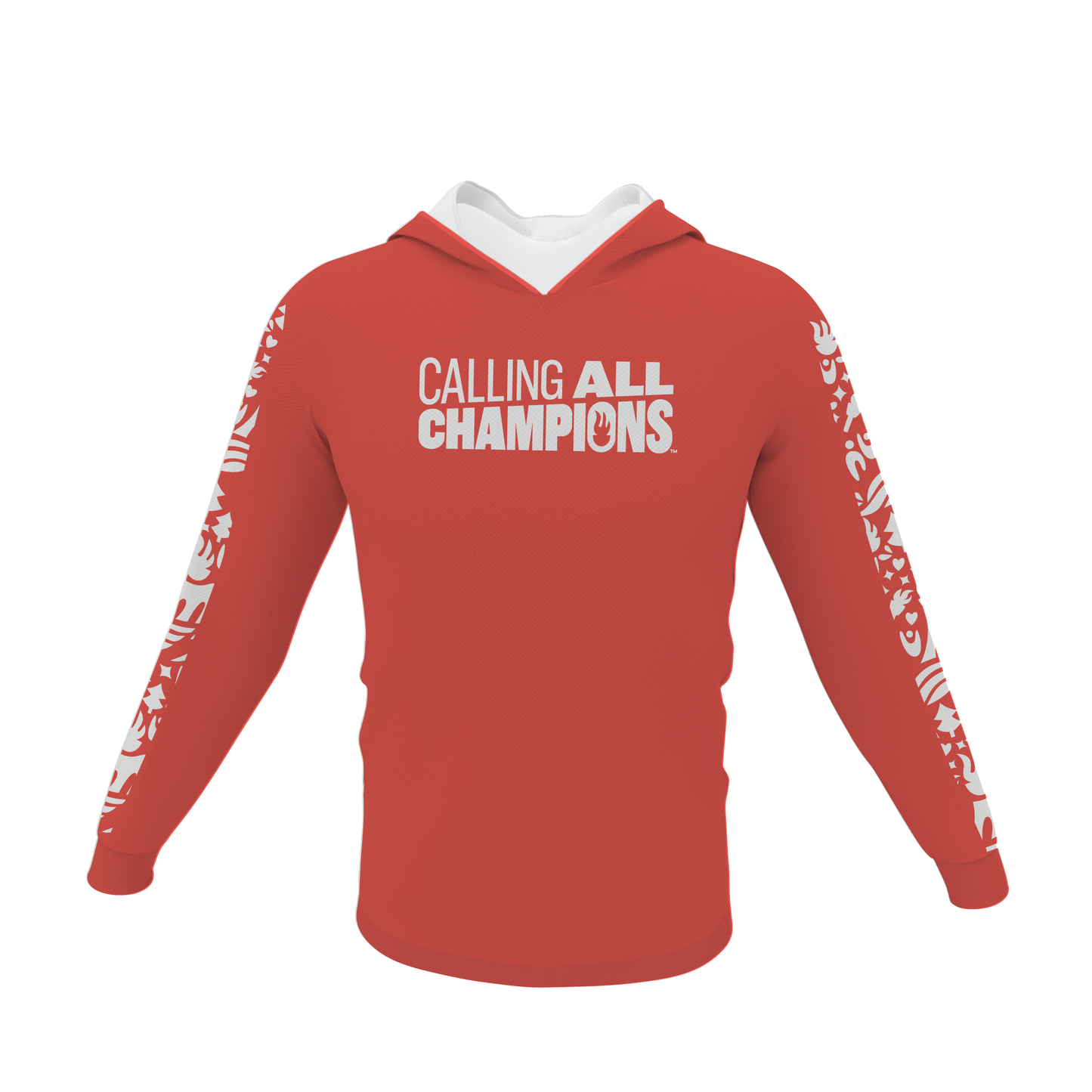Calling All Champions Unisex Performance Long Sleeve Jersey w/ Hood