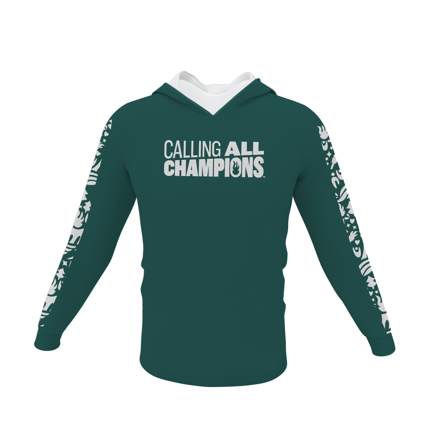 Calling All Champions Unisex Performance Long Sleeve Jersey w/ Hood