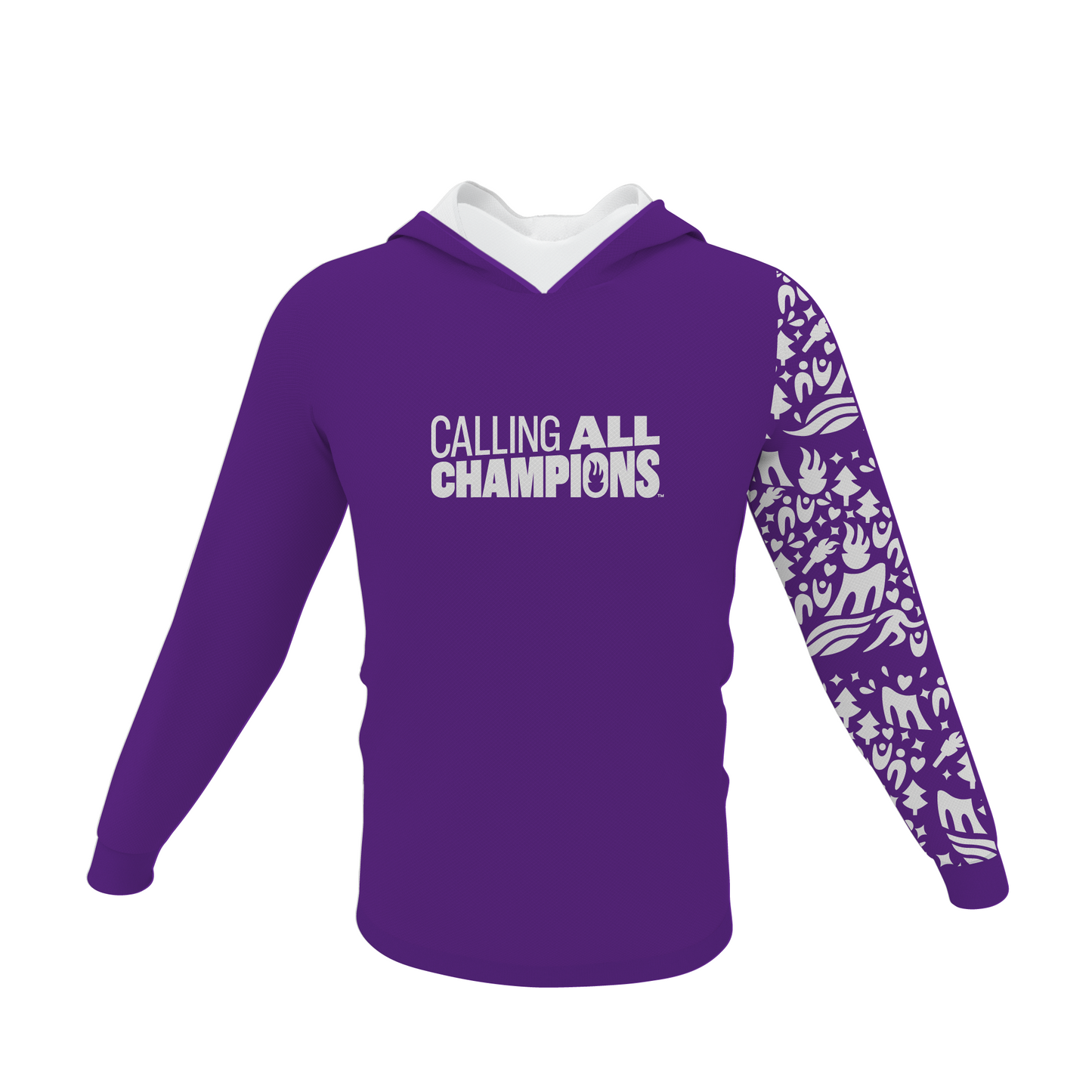 Calling All Champions Performance Long Sleeve Tee w/ Hood