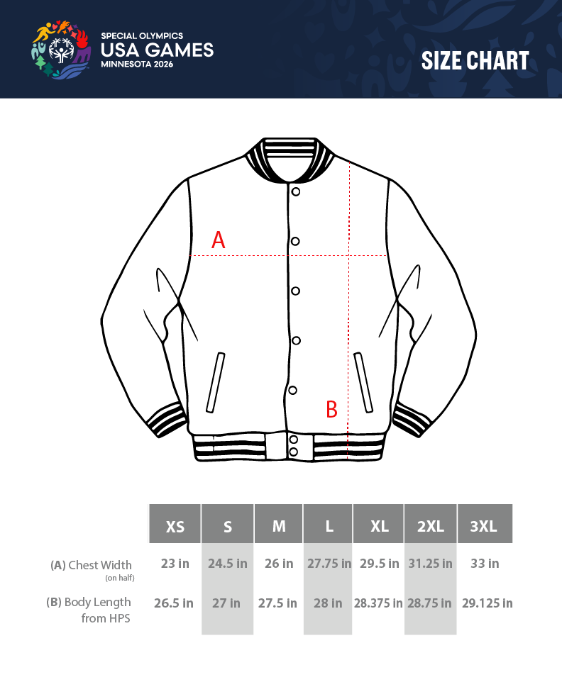 USA Games Ultra Limited Embroidered Varsity Jacket w/ Leather Sleeves