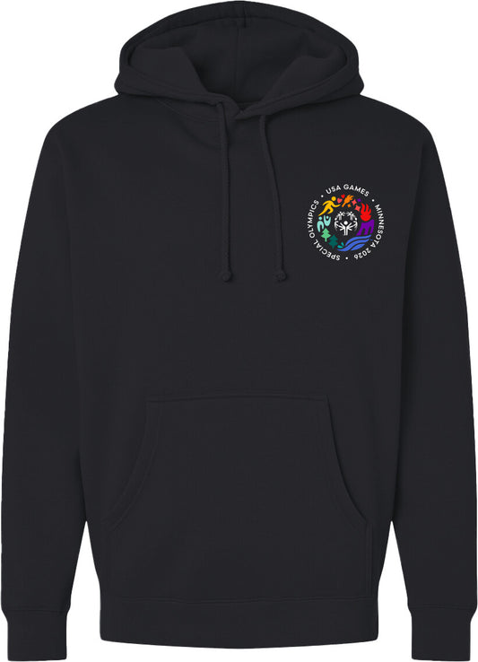 USA GAMES 2026 Logo Unisex Hooded Fleece Sweatshirt