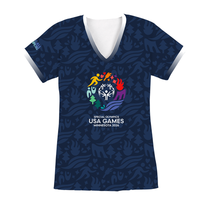 2026 USA Games - Cheer Your Athlete Unisex V-Neck Jersey