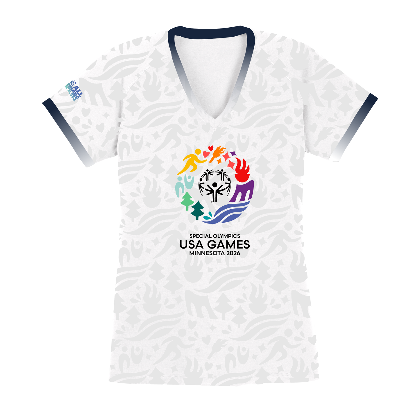 2026 USA Games - Cheer Your Athlete Unisex V-Neck Jersey