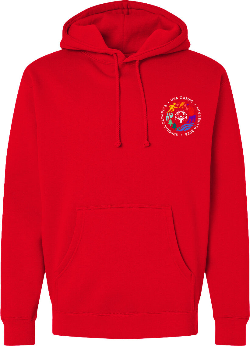 USA GAMES 2026 Logo Unisex Hooded Fleece Sweatshirt