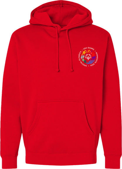 USA GAMES 2026 Logo Unisex Hooded Fleece Sweatshirt