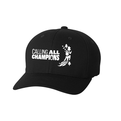 Calling All Champions™ Embroidered Flexfit Mesh Cap