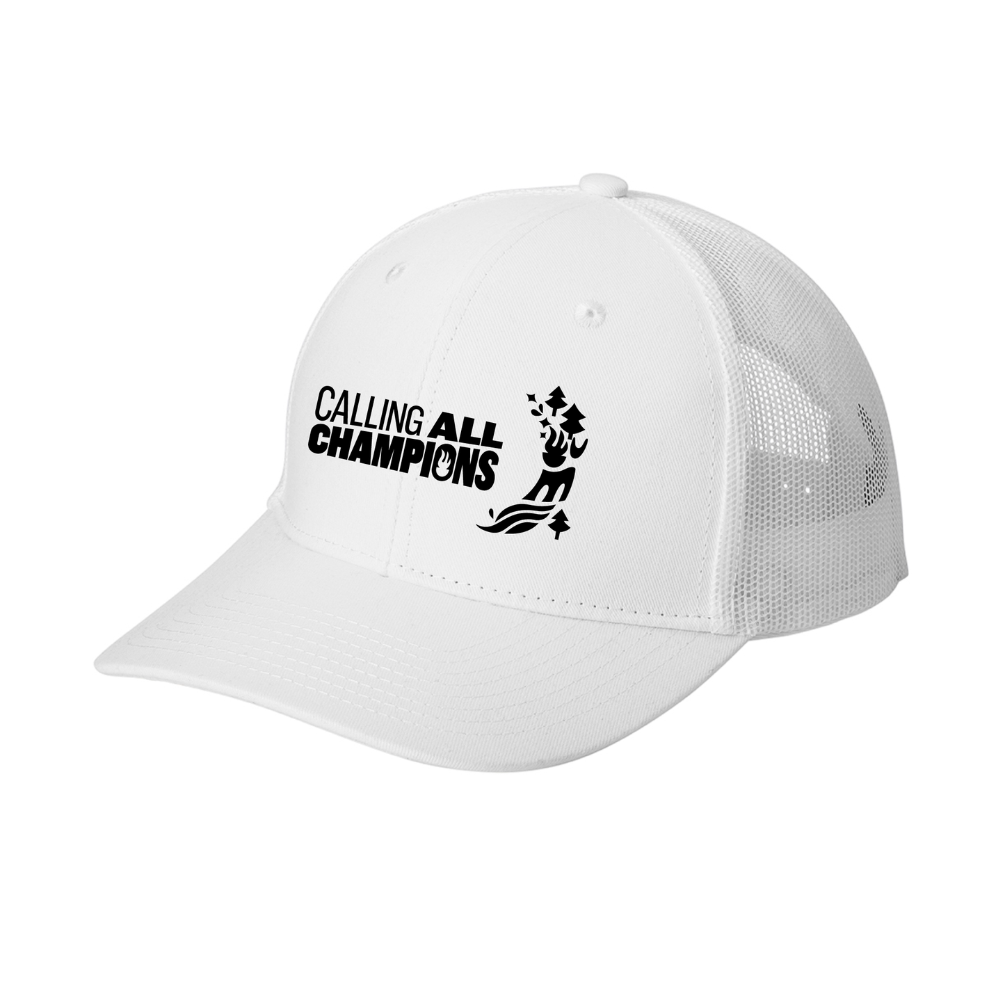 Calling All Champions™ Embroidered Snapback Trucker Hat