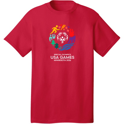 Value Classic USA Games Unisex Short Sleeve Tee