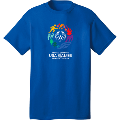 Value Classic USA Games Unisex Short Sleeve Tee