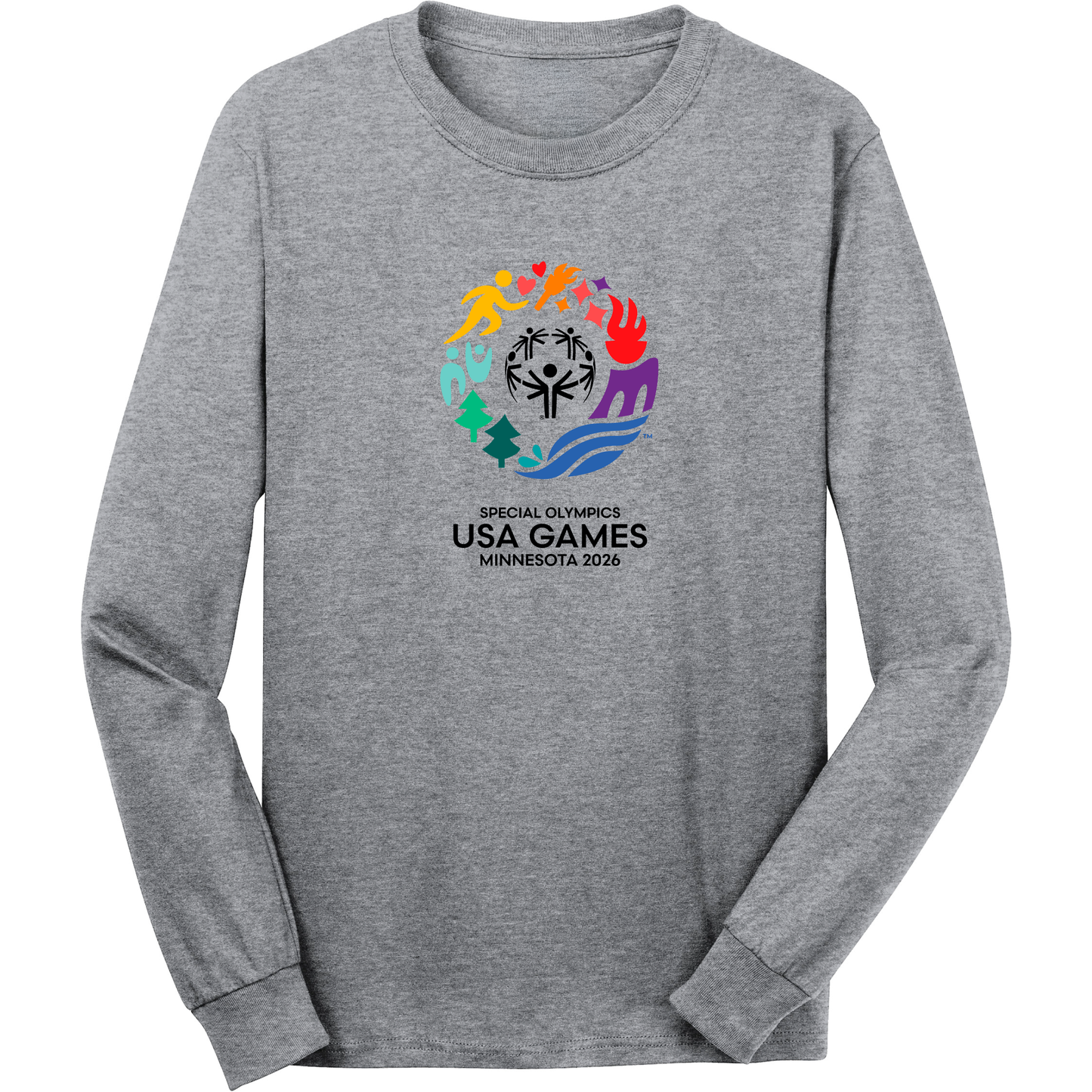 Value Classic USA Games Unisex Long Sleeve Tee