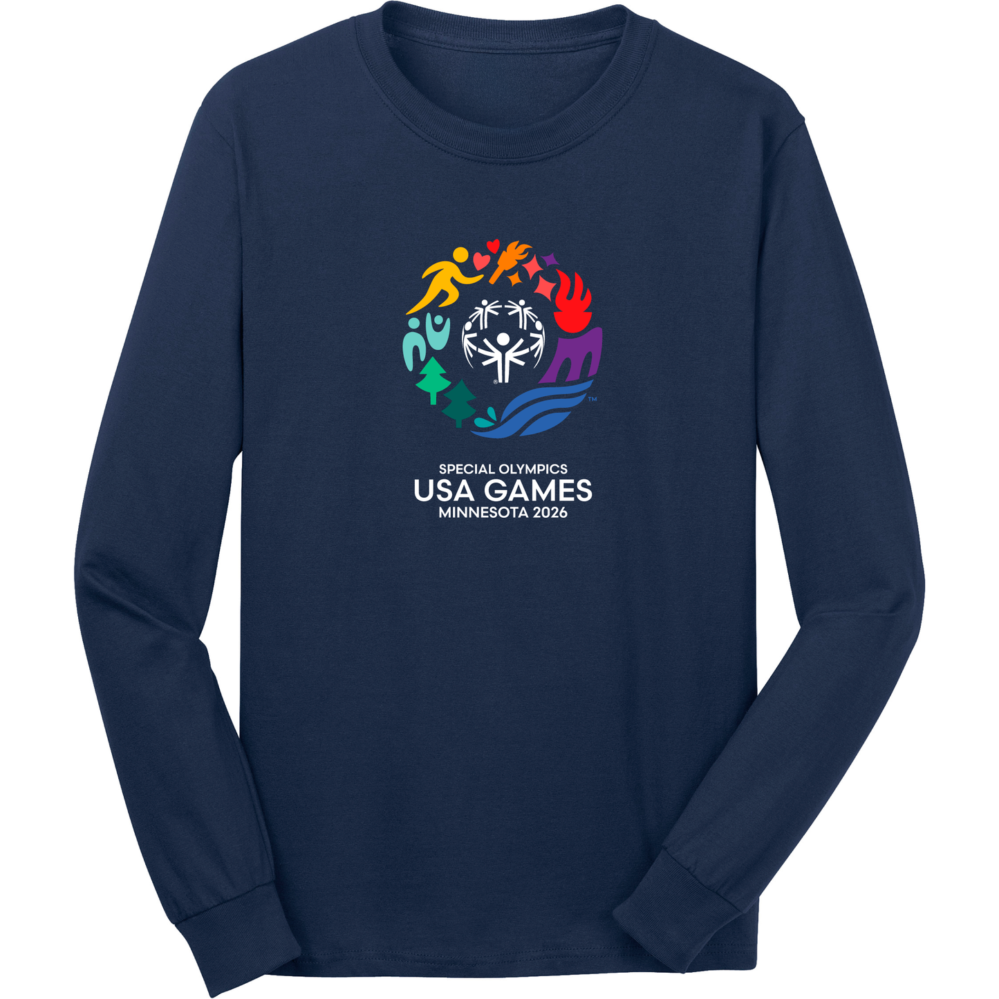 Value Classic USA Games Unisex Long Sleeve Tee