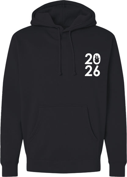 Classic USA 2026 Logo Unisex Hooded Fleece Sweatshirt