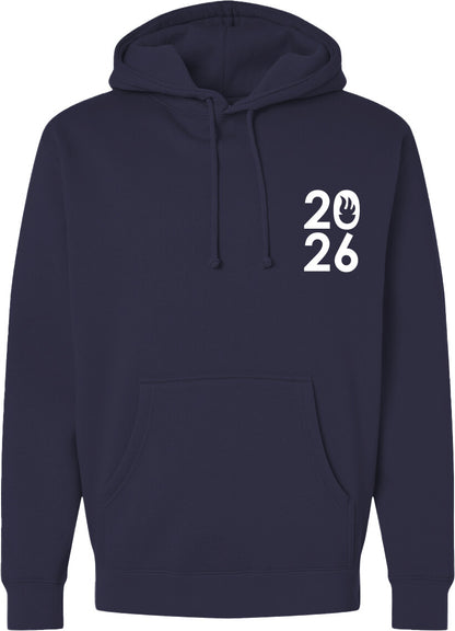 Classic USA 2026 Logo Unisex Hooded Fleece Sweatshirt