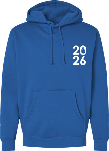 Classic USA 2026 Logo Unisex Hooded Fleece Sweatshirt