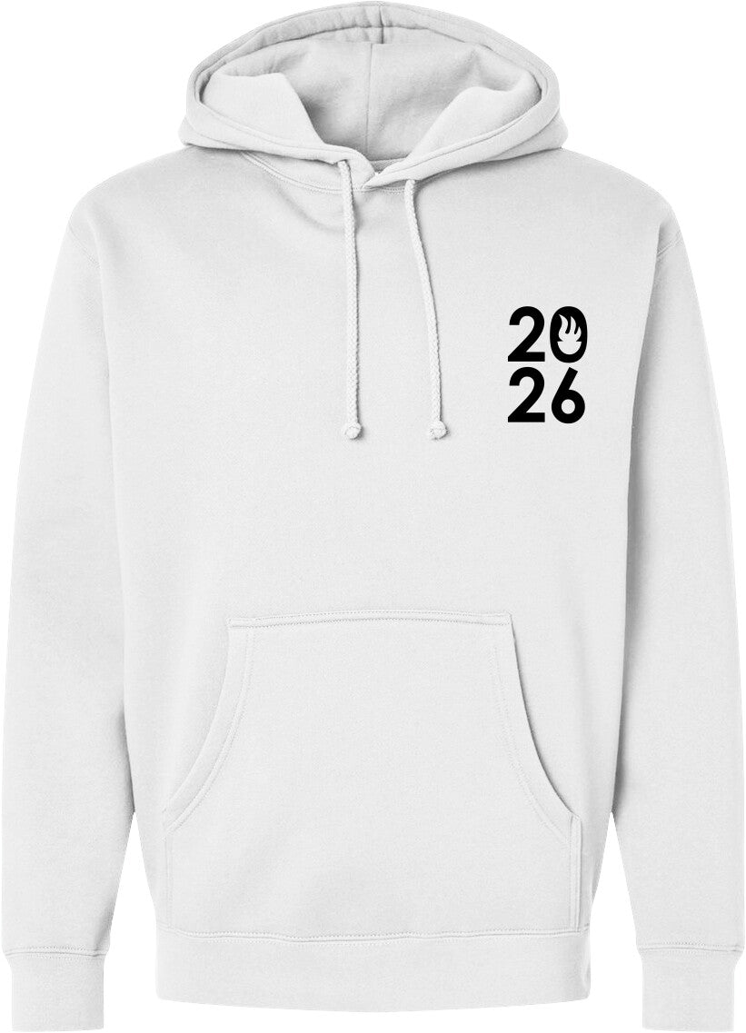 Classic USA 2026 Logo Unisex Hooded Fleece Sweatshirt