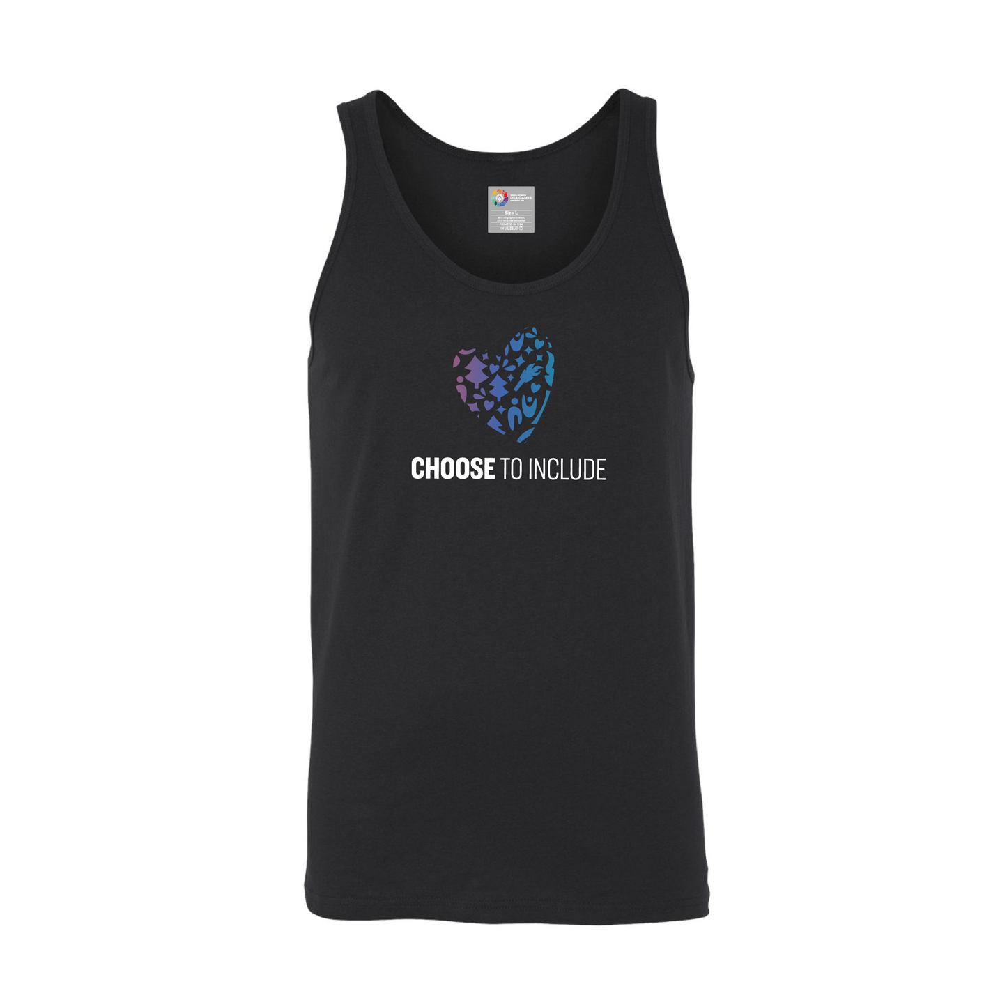 Heart of Inclusion Premium Men's Jersey Tank