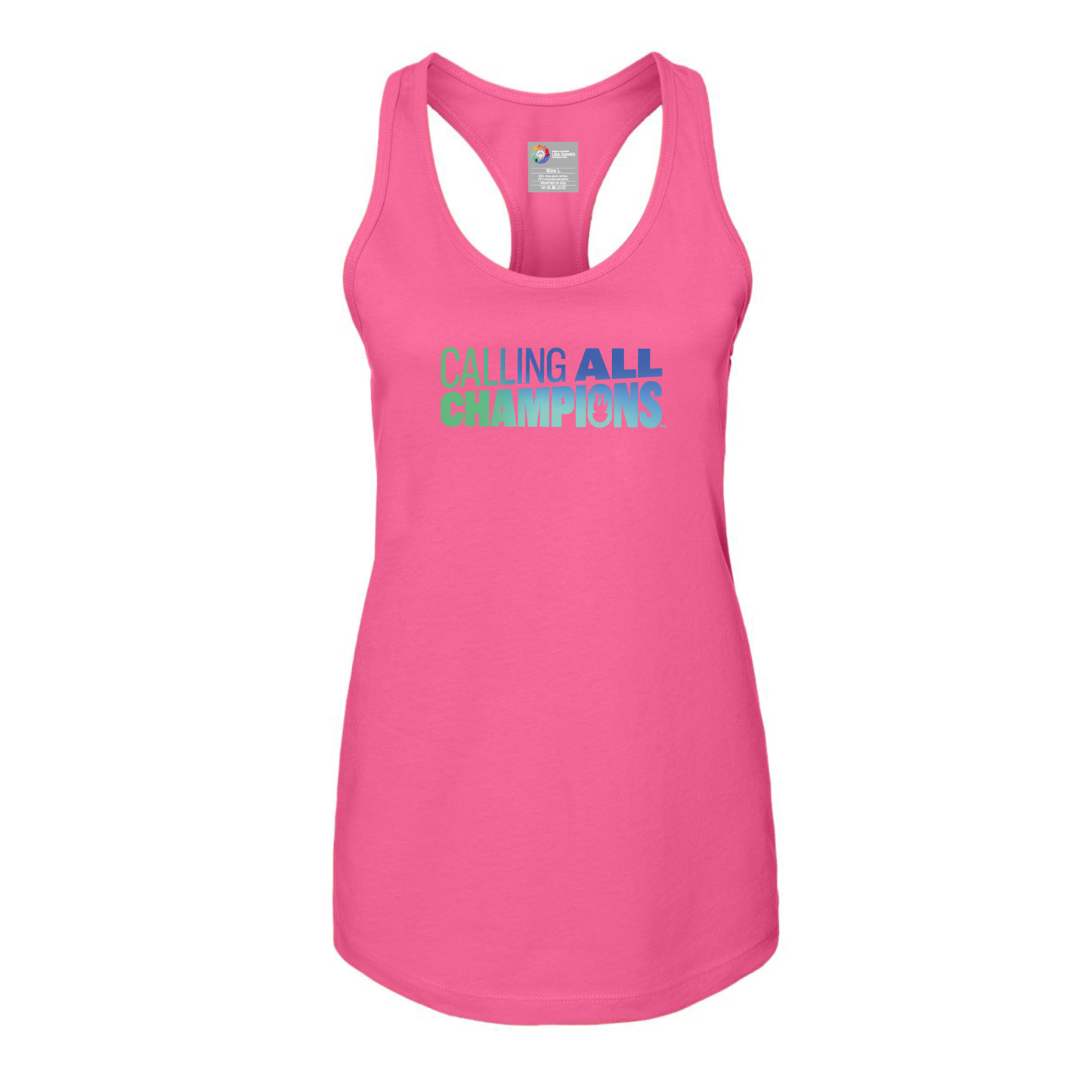 Calling All Champions™ Women's Jersey Racerback Tank